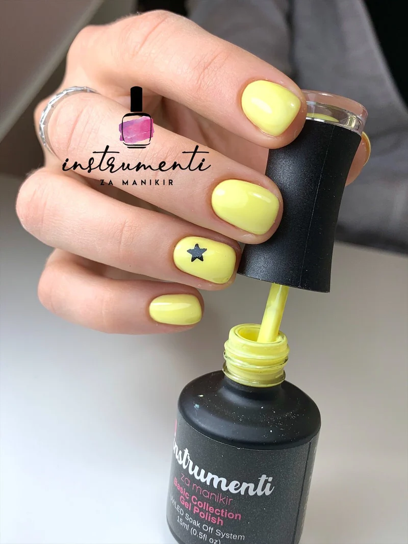 IZM Gel lak Pastel Yellow / 005 - 15ml
