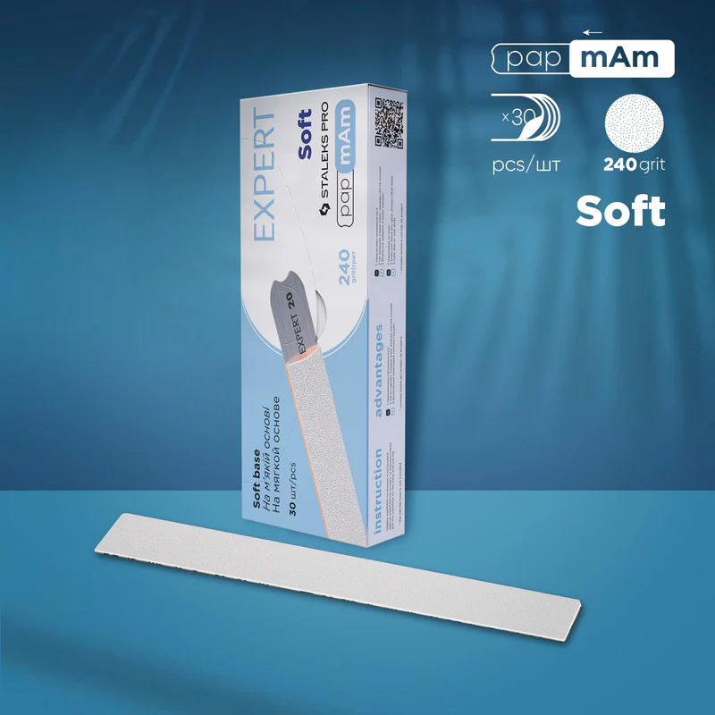 Staleks Expert 20 - Zamenski nastavci za ravnu turpiju SOFT 25kom / 240grit