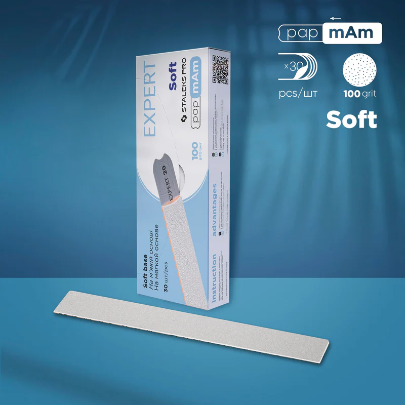 Staleks Expert 20 - Zamenski nastavci za ravnu turpiju SOFT 25kom / 100grit