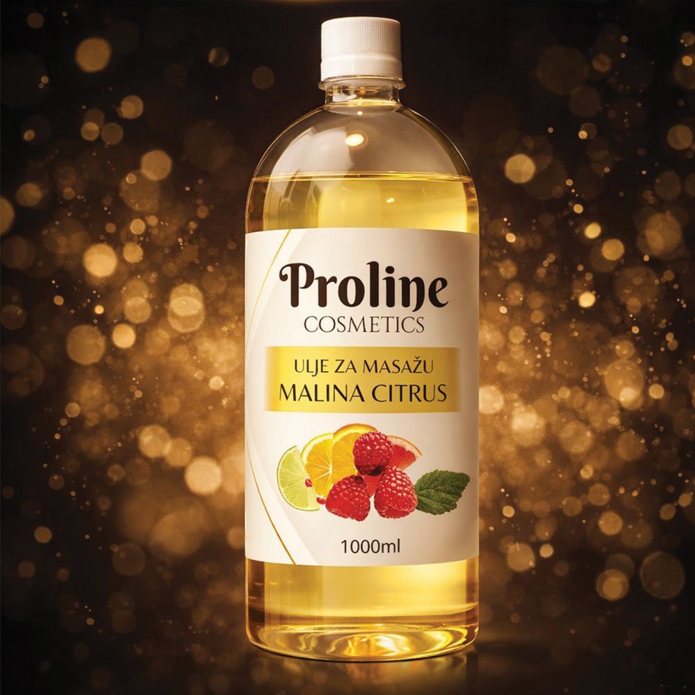 Ulje za masažu MALINA CITRUS 1000 ml - Proline