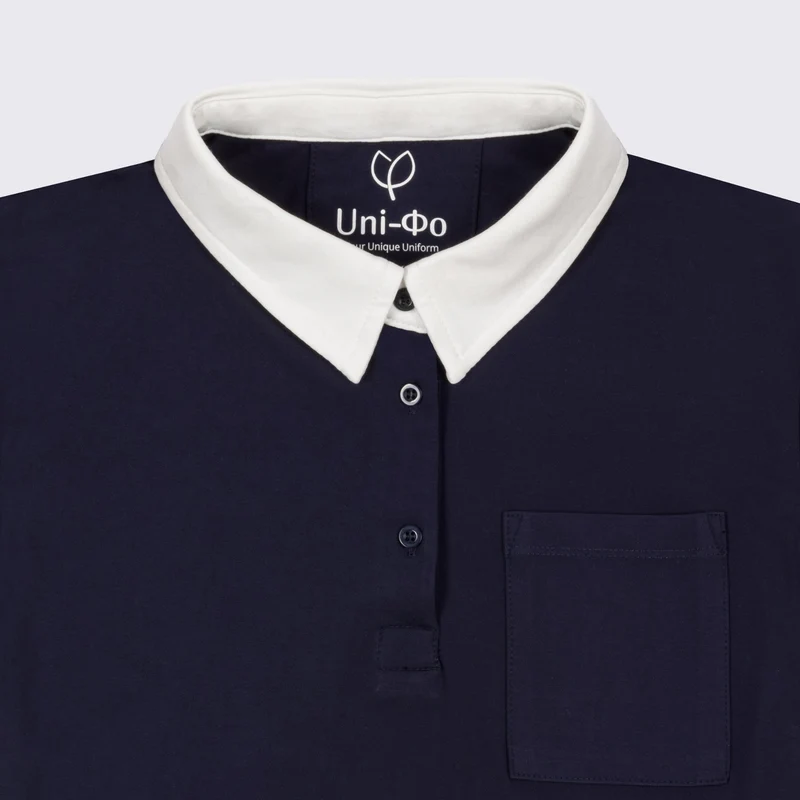 UNI-Фо - POLO NAVY BLUE - View 2